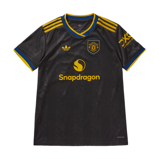 Maglia Manchester United Away 25/26 - Nera e Oro