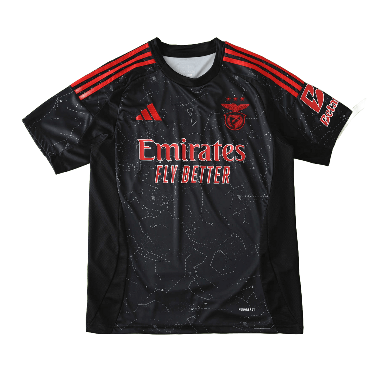 Camisa Benfica II 24/25 Torcedor - Preta Constelação