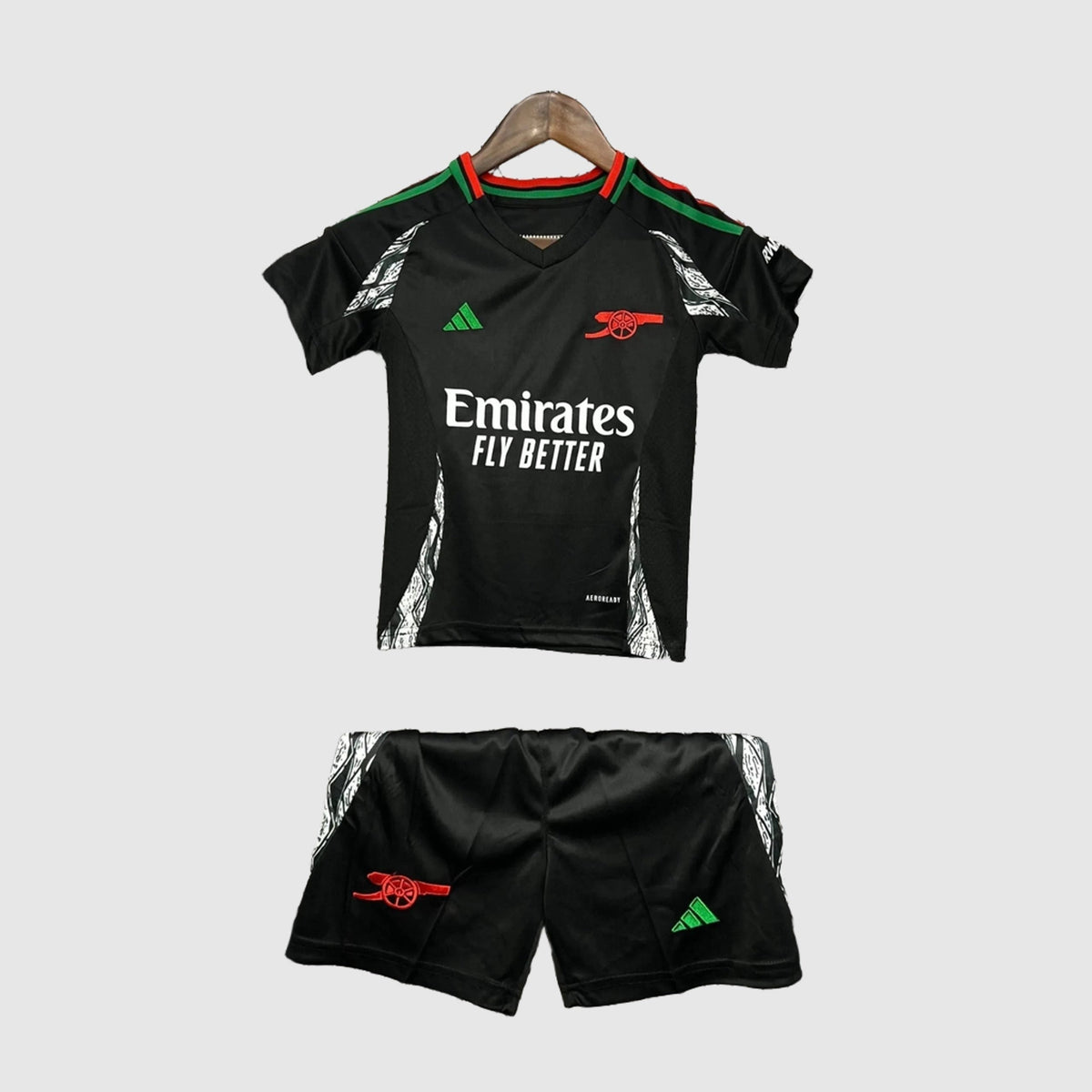 Arsenal Away Kids Kit 2024/25 - Black