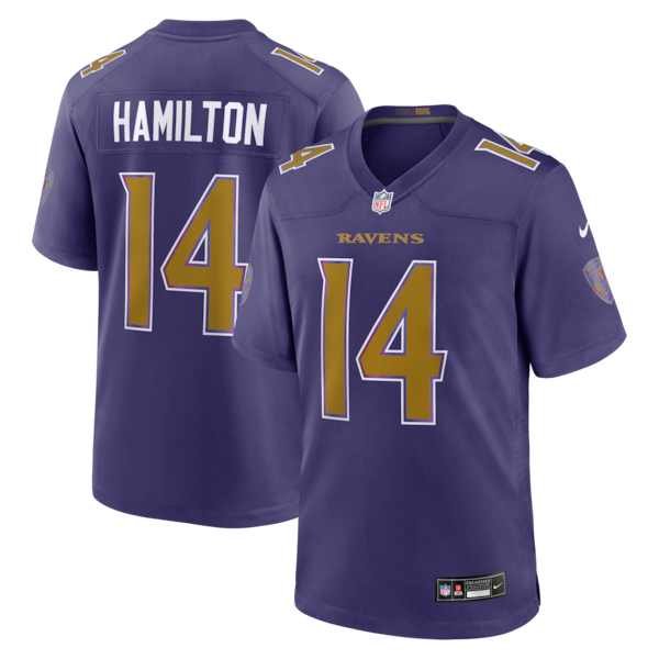 Camisola Baltimore Ravens Kyle Hamilton Alternate Game Roxa - foto 15