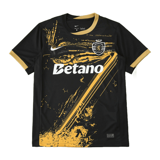 Maglia Sporting Lisbona Away 24/25 - Nera e Oro