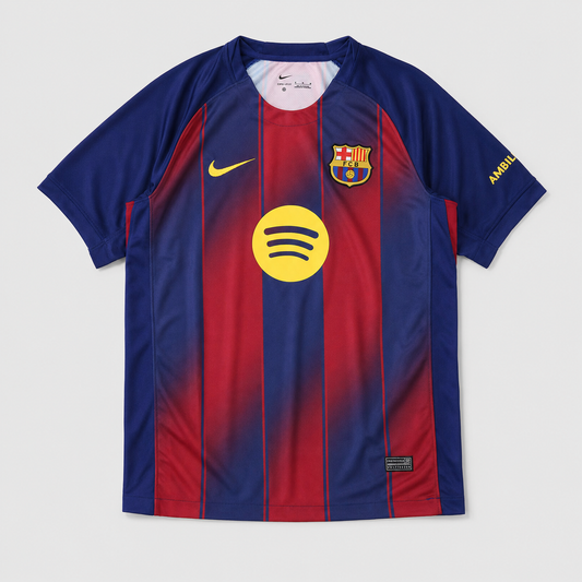 Camisa Barcelona I 25/26 Torcedor - Logo Amarelo Redondo