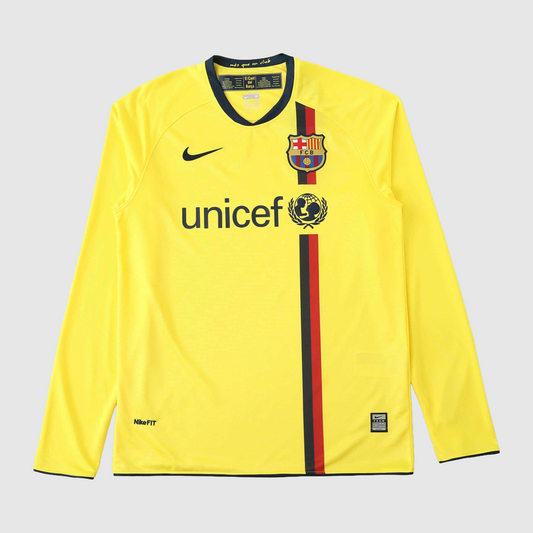 Maglia Retro Barcellona Away 2008/09 Maniche Lunghe