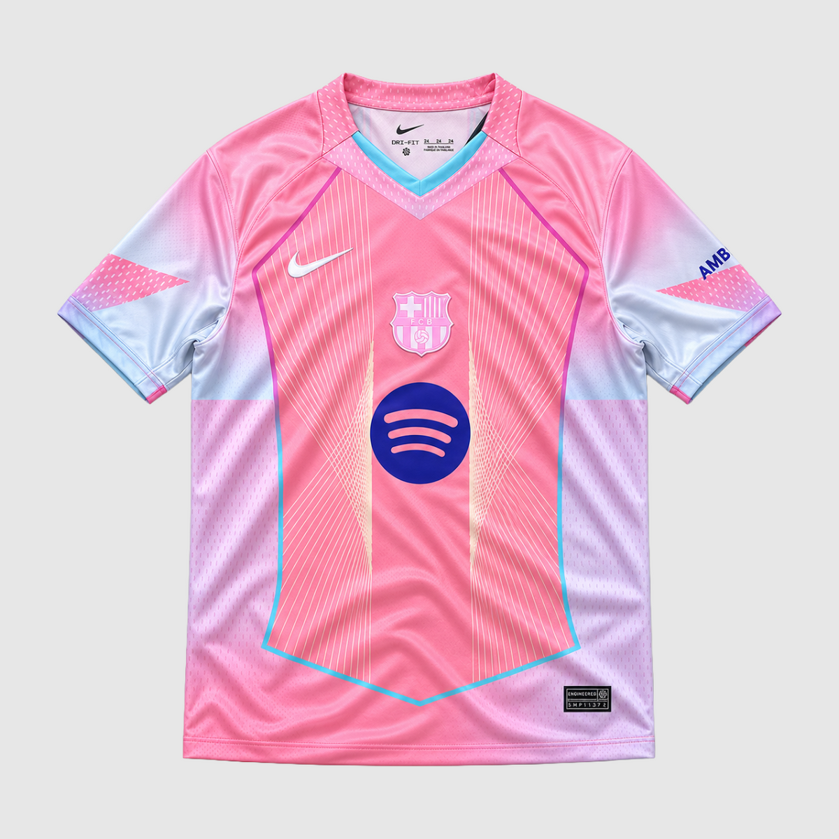 Camisa Barcelona Edição Especial Torcedor - Rosa Degradê