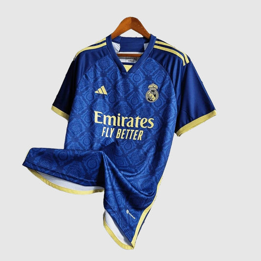 Camisa Real Madrid II 21/22 Torcedor - Azul e Amarela