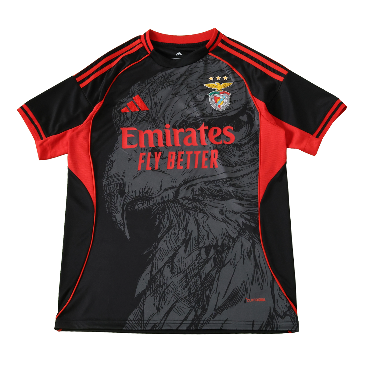 Camisola Benfica Edição Especial - Preta Estampa de Águia