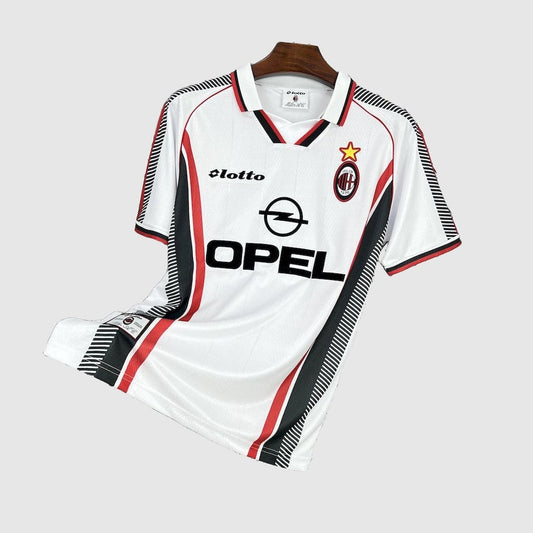 Camisa Retrô Milan II 1997/98 - Branca e Vermelha