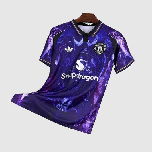 Maglia Manchester United Edizione Speciale - Viola con Stampa Galassia