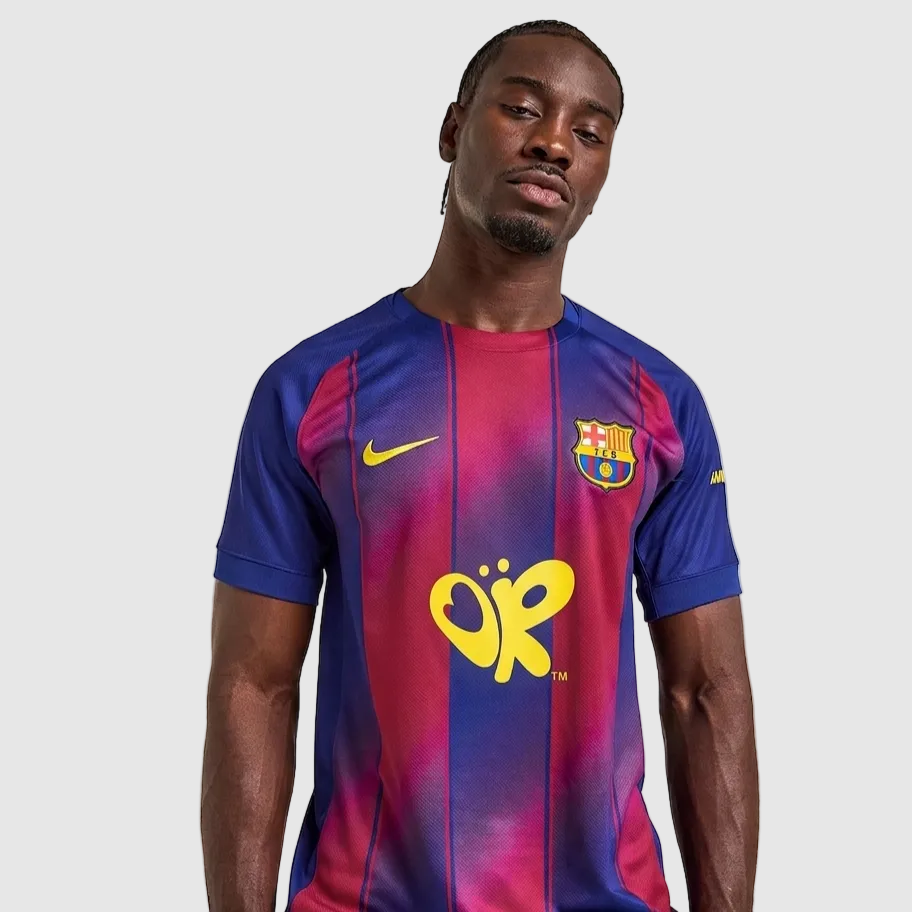 Barcelona Home Jersey 2025/26 - Yellow Bubble Logo - photo 2