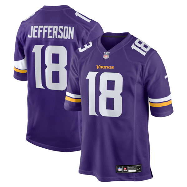 Minnesota Vikings Justin Jefferson Game Jersey Purple - photo 10