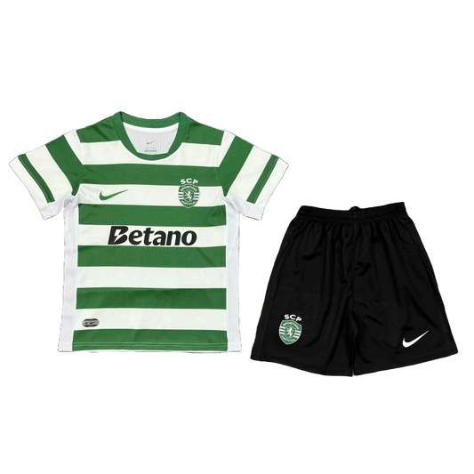 Kit Bambino Sporting Lisbona Home 25/26