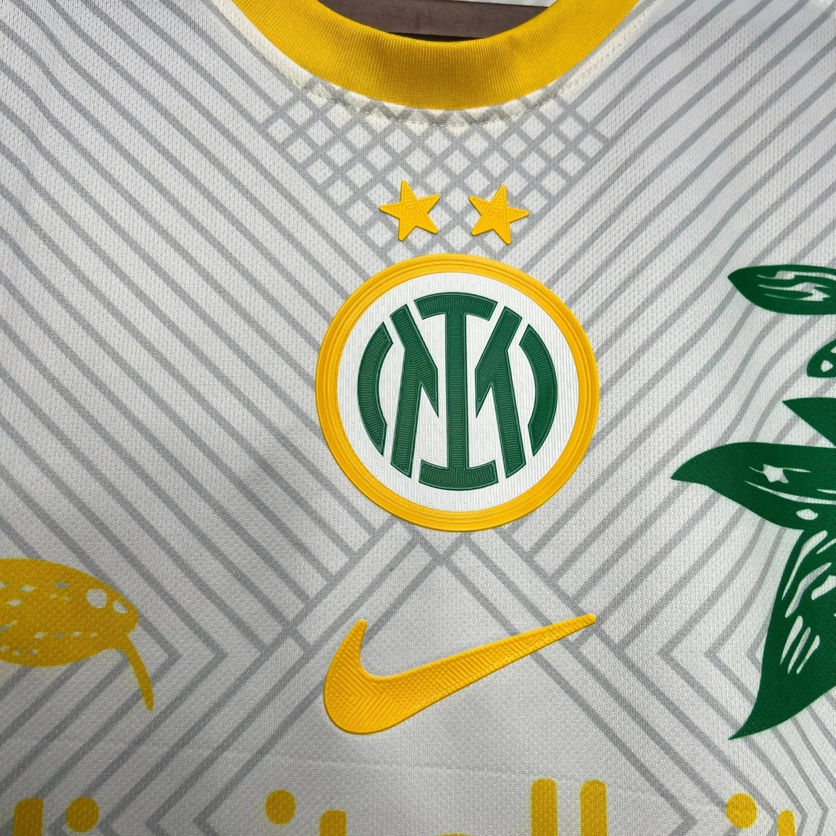 Inter Milan Special Edition Jersey - White Green Yellow - photo 5