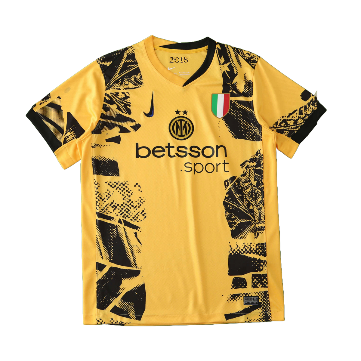 Inter Milan Away Jersey 2024/25 - Yellow Black Print