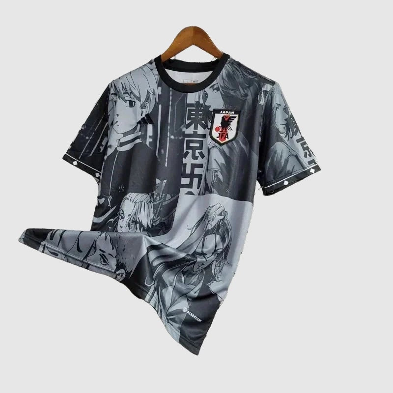 Maglia Giappone Edizione Speciale - Grigia con Stampa Samurai