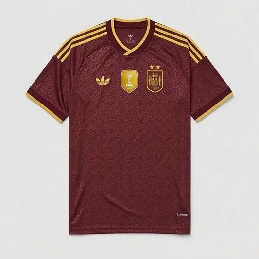Spain Away Special Edition Fan Jersey - Burgundy