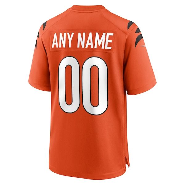 Camisa Cincinnati Bengals Alternate Game Personalizada Laranja - foto 4
