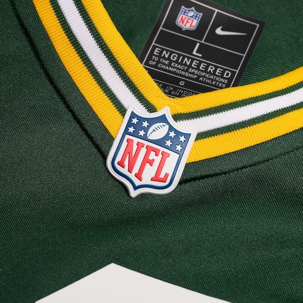 Green Bay Packers Custom Game Jersey Green - photo 5