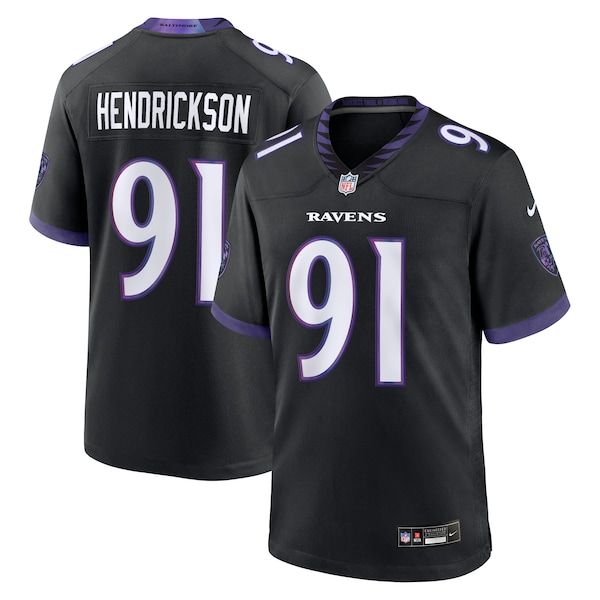 Baltimore Ravens Trey Hendrickson Alternate Game Jersey Black - photo 2