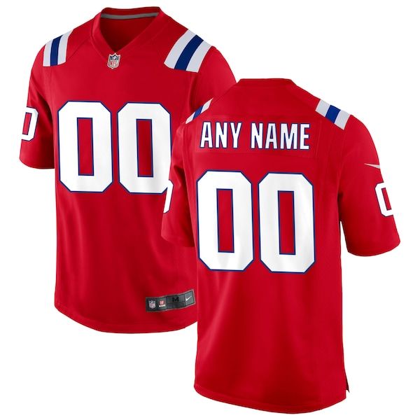Maglia New England Patriots Alternate Rossa Personalizzata