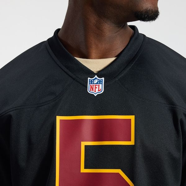 Washington Commanders Jayden Daniels Alternate Game Jersey Black - photo 10