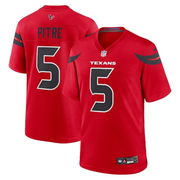 Maglia Houston Texans Jalen Pitre Alternate Game Rossa - foto 2