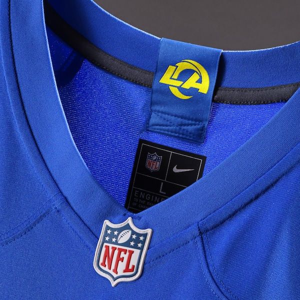 Camisola Los Angeles Rams Game Personalizada Azul Royal - foto 5