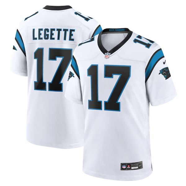 Camisola Carolina Panthers Xavier Legette Game Branca - foto 2