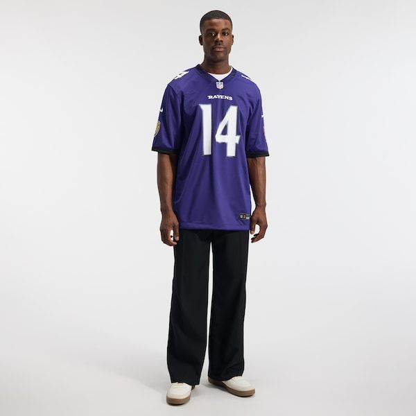 Camisa Baltimore Ravens Kyle Hamilton Game Roxa - foto 5