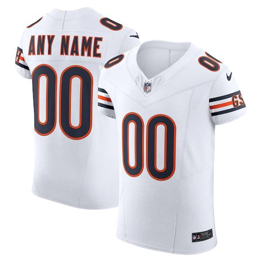 Chicago Bears Vapor F.U.S.E. Elite Custom Jersey White