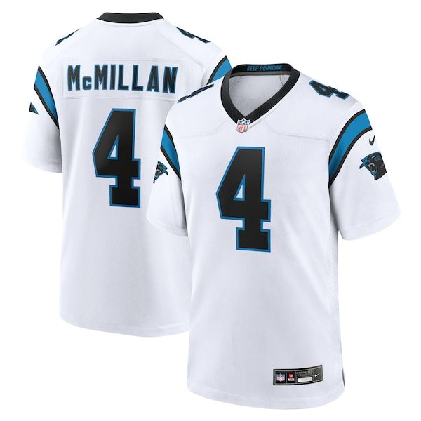 Carolina Panthers Tetairoa McMillan Game Jersey White - photo 2
