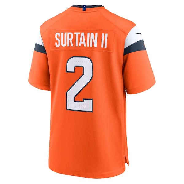 Denver Broncos Patrick Surtain II Team Game Jersey Orange - photo 4