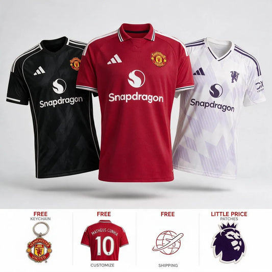 Set Manchester United 26/27 (Home + Away 25/26 + Third 25/26)