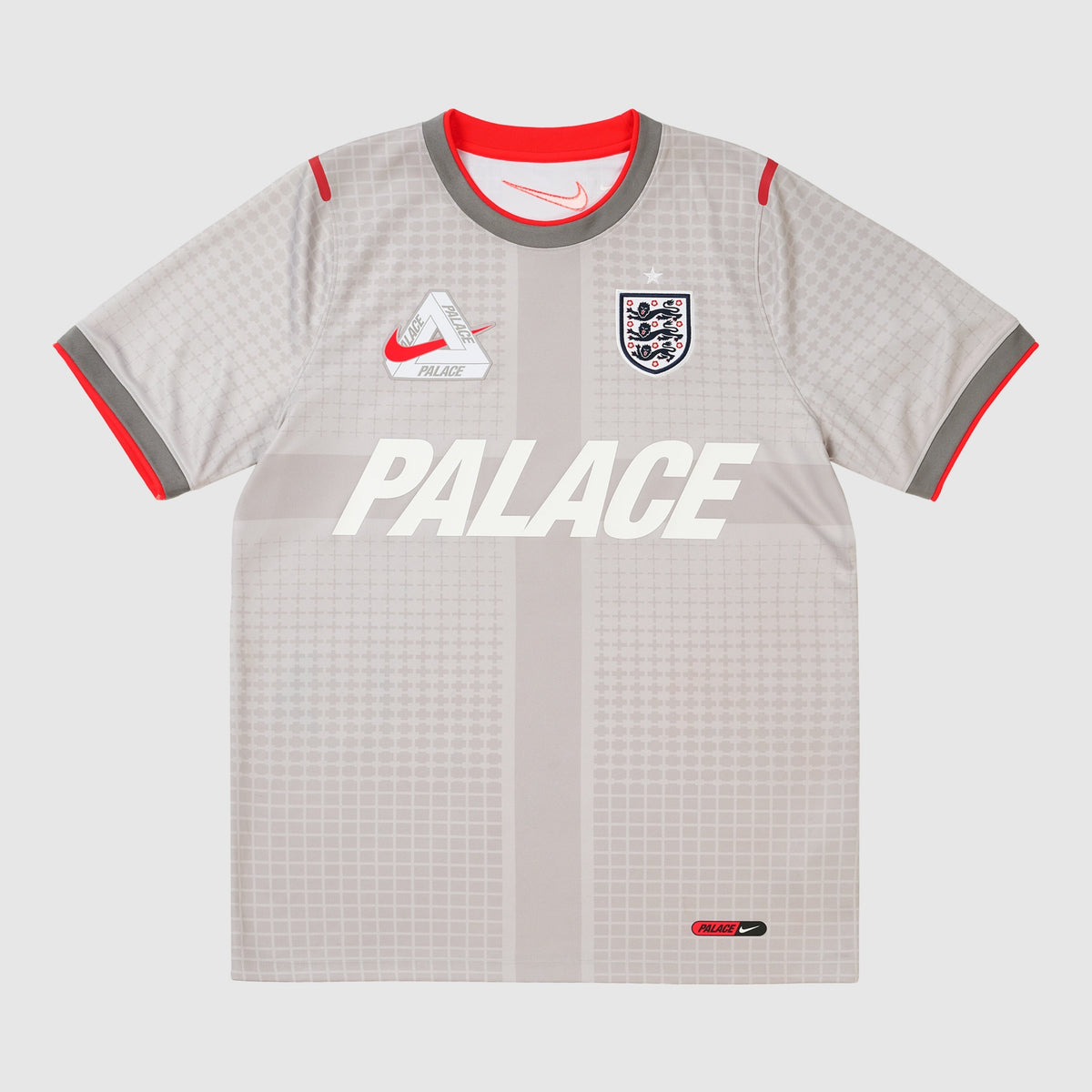 Maglia Inghilterra Edizione Speciale - Grigio Chiaro a Griglia