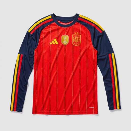 Spain Home Long Sleeve Jersey 2026/27 Player Version
